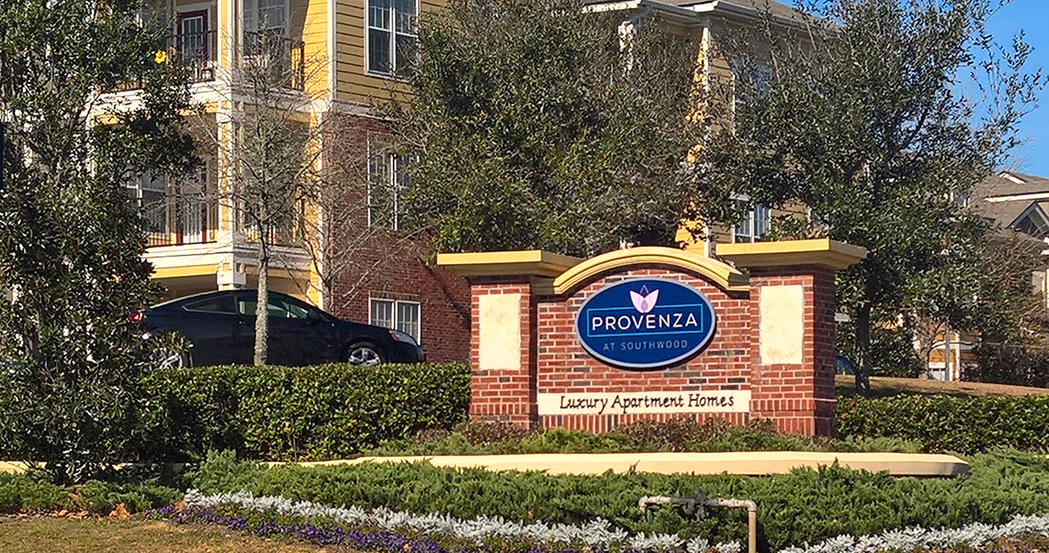 This is the entrance to one of our corporate housing communities inTallahassee.
